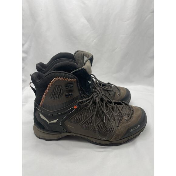 Salewa Men's Mountain Trainer Lite Mid GTX Hiking Shoe, Black, US 10.5 - Picture 4 of 10